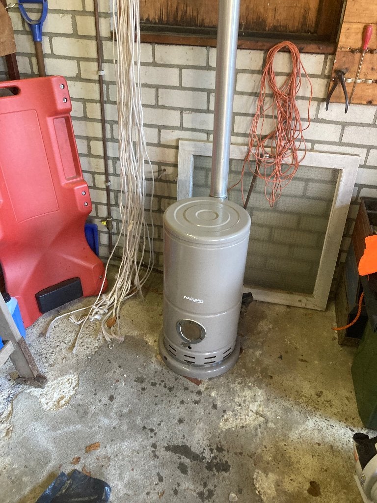 Bambino 46 gaskachel werkplaatskachel, Huis en Inrichting, Kachels, Ophalen, Gebruikt, Gas, Vrijstaand