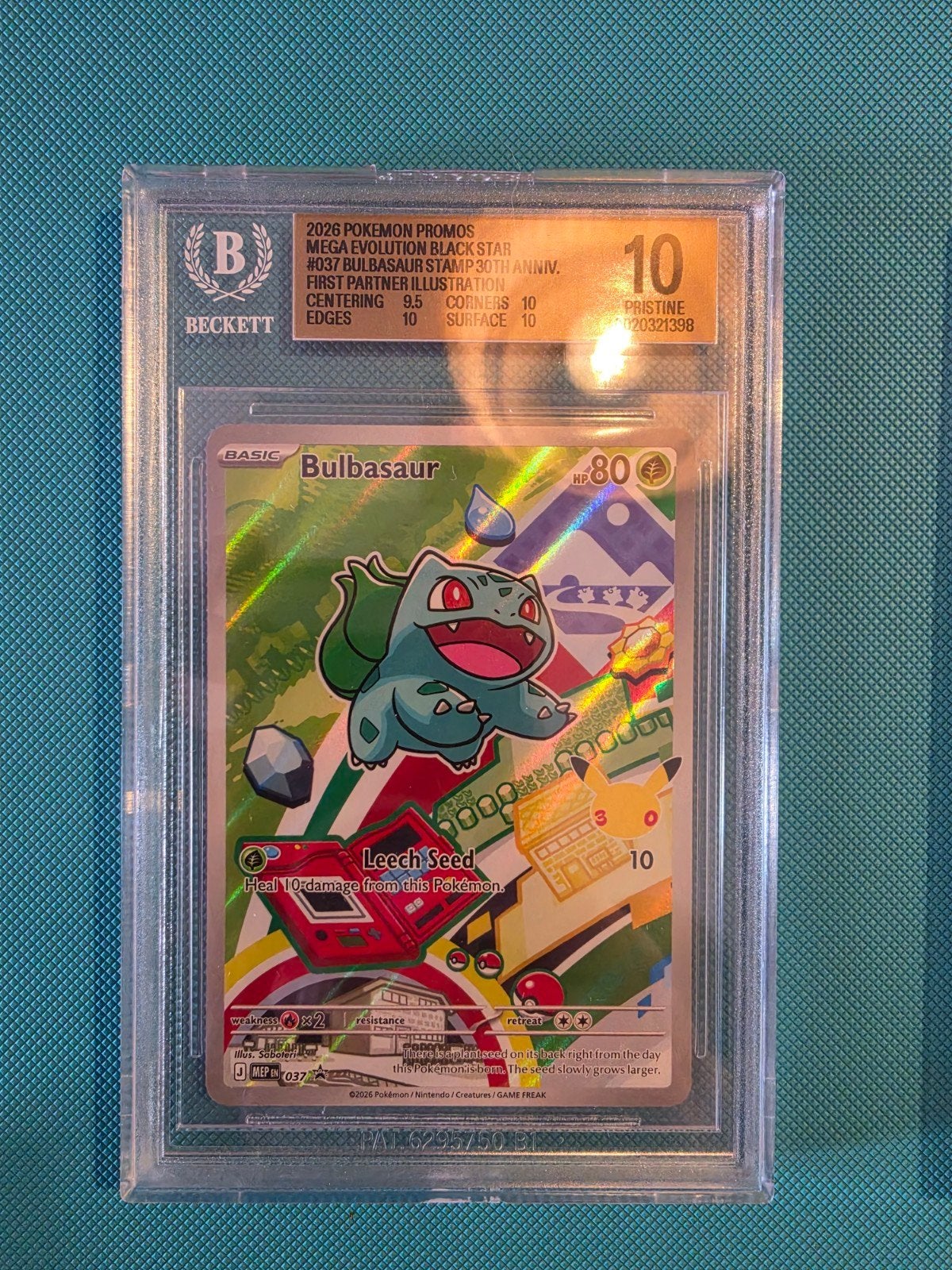 Bulbasaur (MEP 037), Ophalen of Verzenden, Zo goed als nieuw
