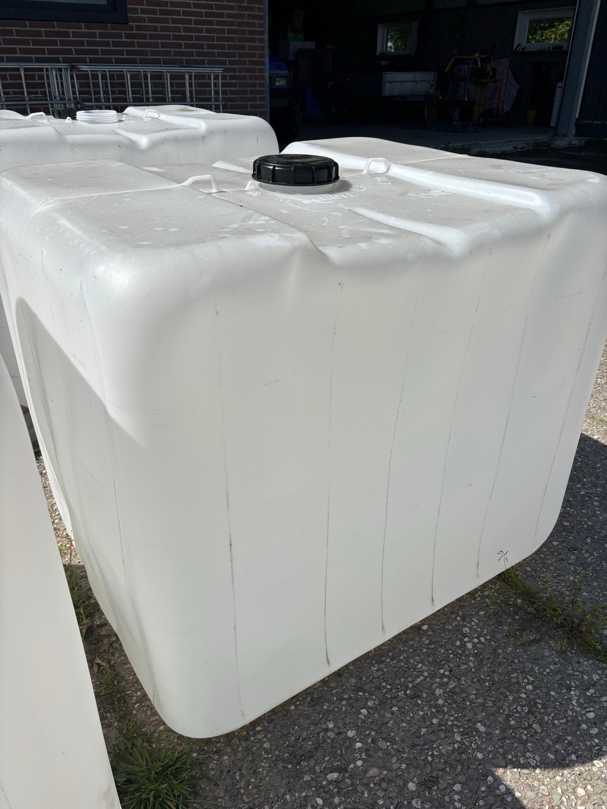 1000 liter IBC ton, Ophalen, Gebruikt
