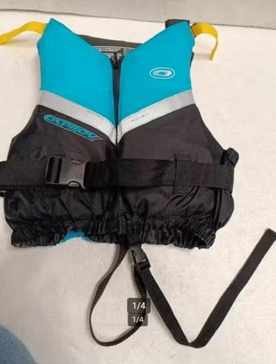Osprey watersportvest jeugd XL 30-40kg, Gebruikt, Kind, Ophalen of Verzenden, Reddingsvest of Zwemvest