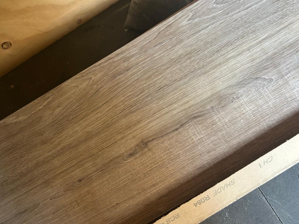 Vloertegels - 7 m² - Houtlook - Nieuw in doos, Ophalen, Nieuw, 5 tot 10 m², Vloertegels