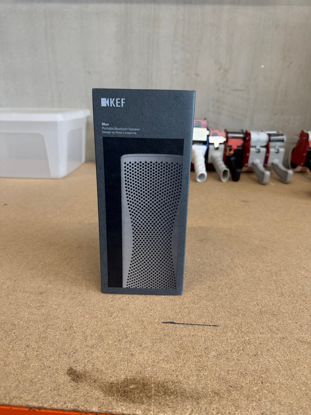 KEF Muo Bluetooth Speaker - Silver Dusk (Retour gekomen), ., Ophalen of Verzenden, Zo goed als nieuw, Draagbare speaker