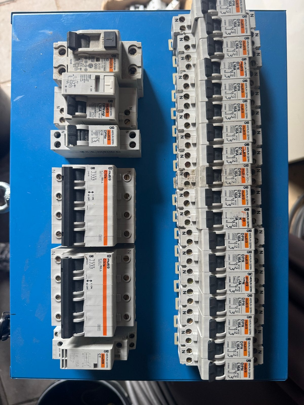 Schneider Electric Merlin Gerin Groepenkast Componenten, Ophalen of Verzenden, Gebruikt, Schneider Electric, Installatieautomaat