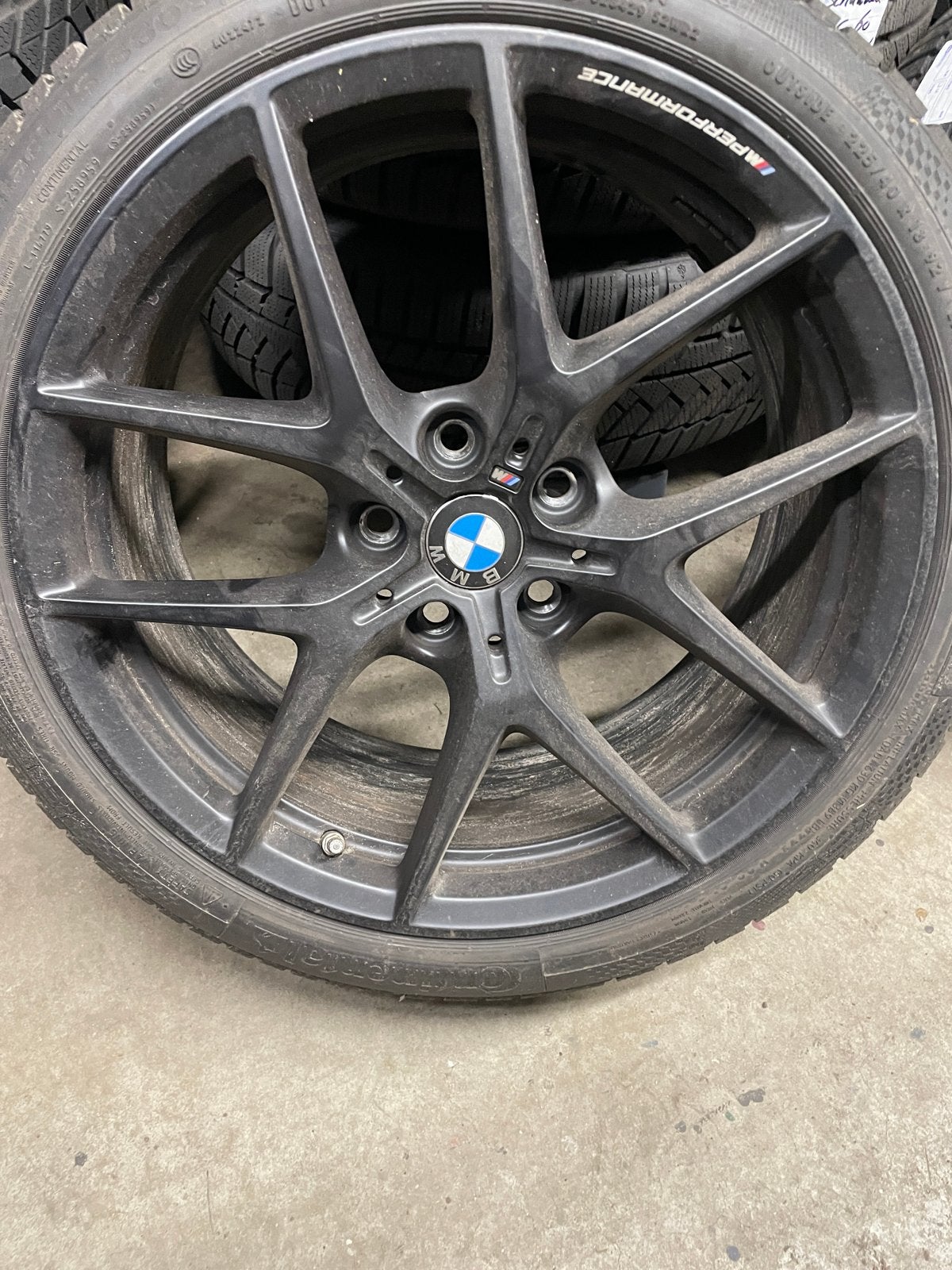 Winterset BMW 1 Serie - 225/40 R18 Continental WinterContact, 18 inch, Gebruikt, Banden en Velgen, Personenwagen
