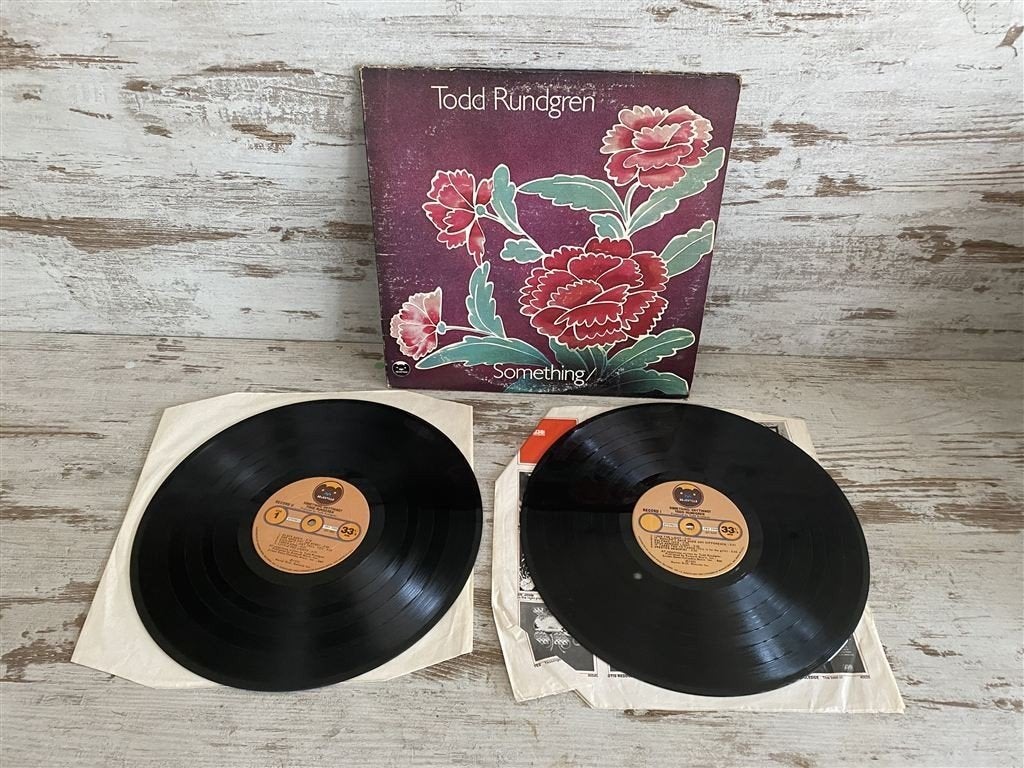 Todd Rundgren - something dubbel vinyl [1459], Cd's en Dvd's, Vinyl | Rock, Verzenden, Zo goed als nieuw, 12 inch, Poprock