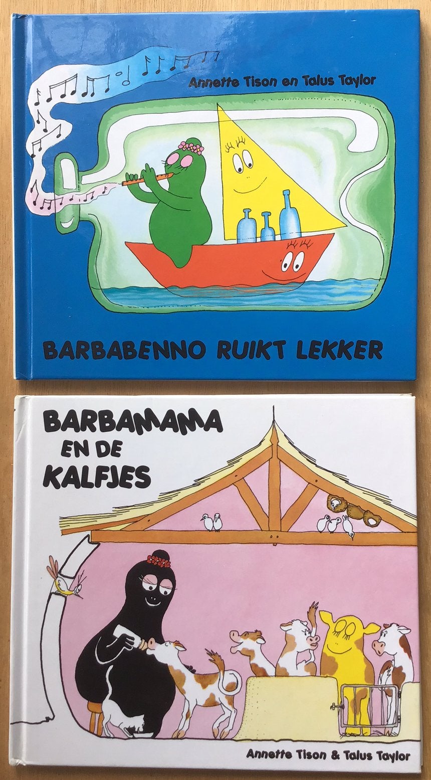 Boek Barbapapa (2x) - Barbabenno & Barbamama - ZGAN, Ophalen of Verzenden, Zo goed als nieuw, Fictie algemeen