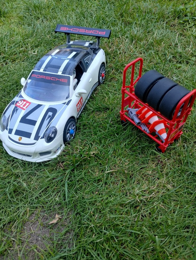Porsche playmobile, Ophalen, Complete set, Voertuig, Zo goed als nieuw