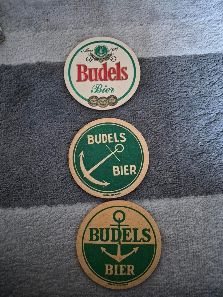 3 Budels Bier viltjes - Zeldzaam en uniek!, Ophalen of Verzenden, Gebruikt, Viltje(s), Overige merken