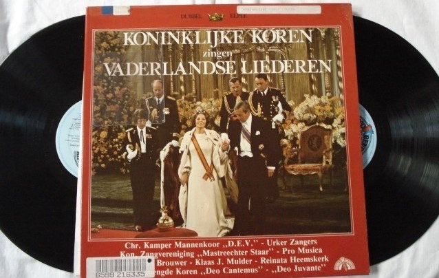 Koninklijke Koren zingen vaderlandse liederen, Gebruikt, Ophalen of Verzenden, 12 inch, Gatefold hoes