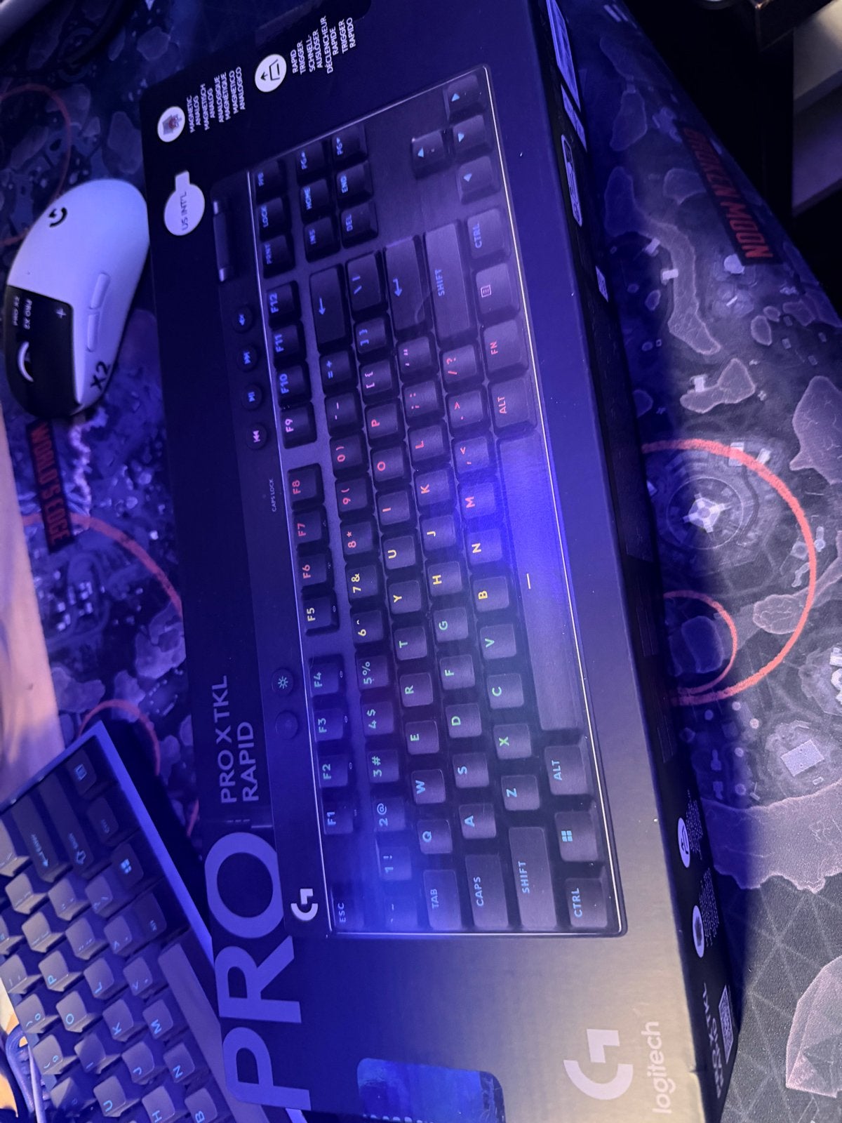 Logitech PRO X TKL RAPID Gaming Toetsenbord - Nieuw, Geseald, Ophalen, Gaming toetsenbord, Nieuw, Draadloos