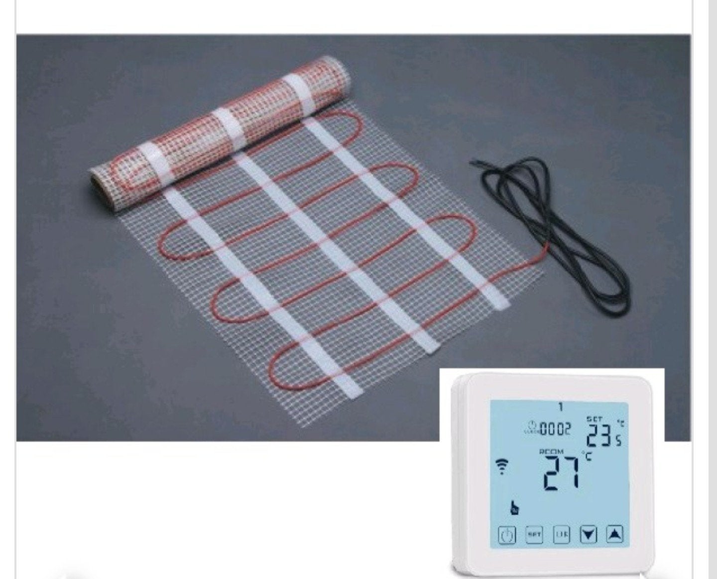 Vloerverwarming met slimme thermostaat - Nieuw in doos, Doe-het-zelf en Verbouw, Thermostaten, Ophalen, Slimme thermostaat, Nieuw
