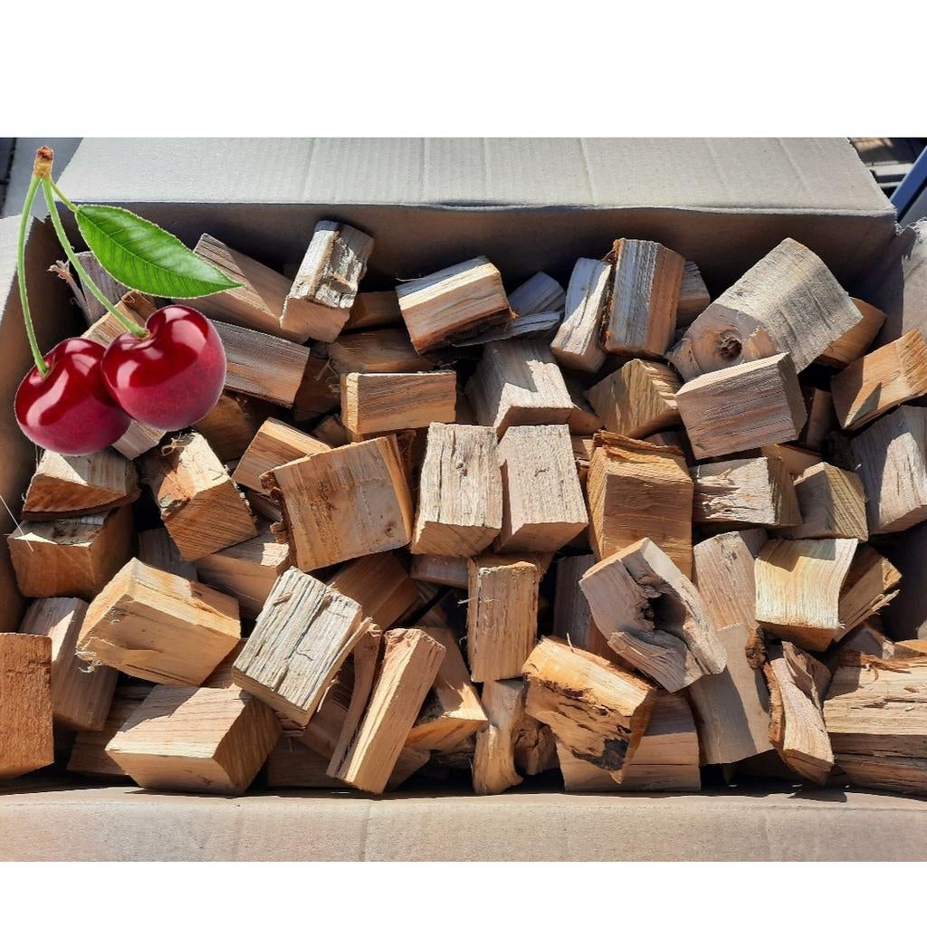Kersen chunks rookhout  bbq, rookoven, Ophalen of Verzenden, Nieuw