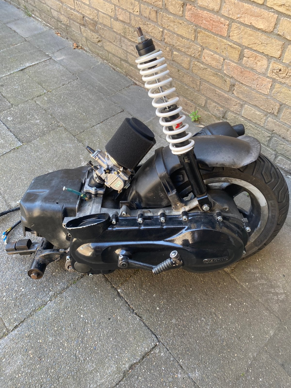 Skipper blok 125cc plug&play, Fietsen en Brommers, Scooters | Piaggio, Tweetakt, Maximaal 45 km/u, Zo goed als nieuw, 125 cc