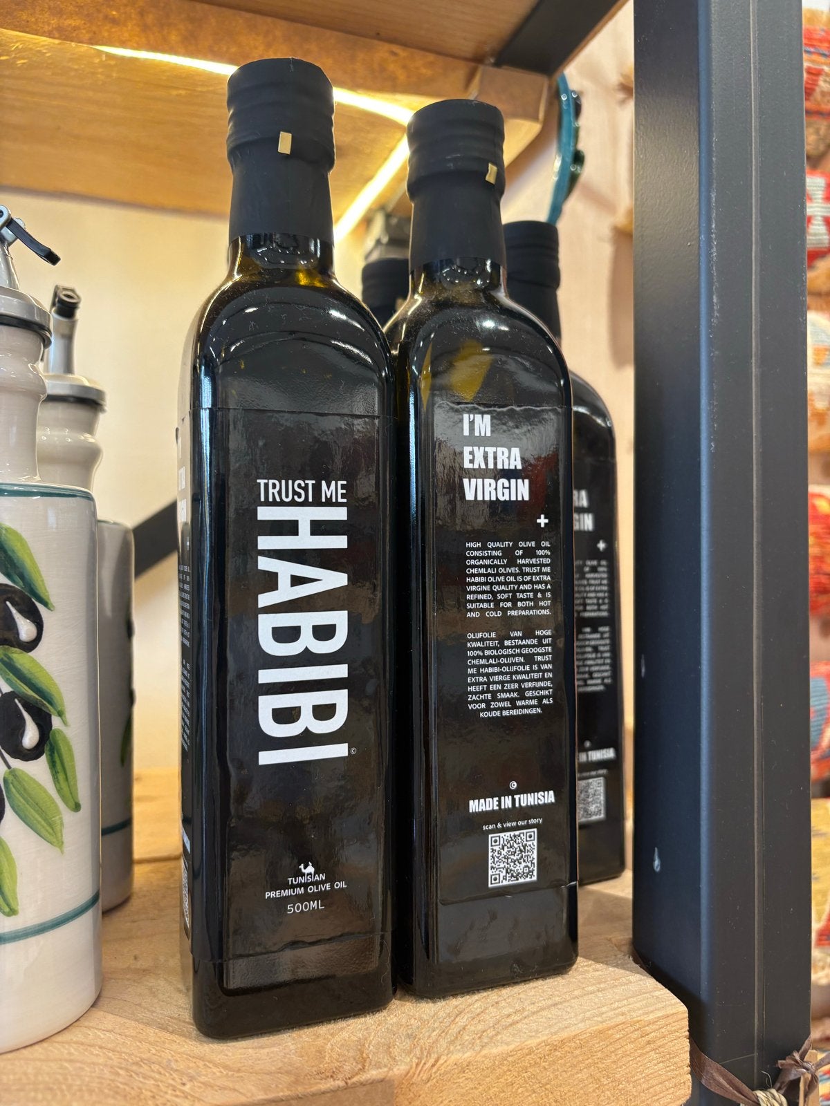 Trust Me Habibi Extra Vierge Olijfolie I 500 ML I Biologisch, Verzenden