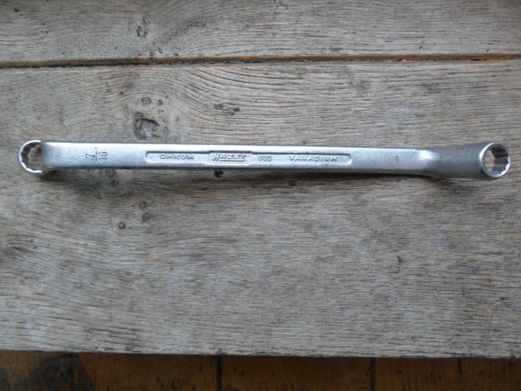 Hazet 630 3/8 7/16 3/4 7/8 ringsleutel, Ophalen of Verzenden, Zo goed als nieuw