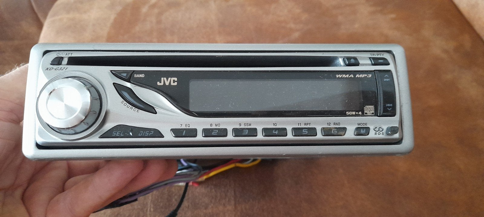 JVC KD-G321 CD Receiver Autoradio, Ophalen of Verzenden, Gebruikt