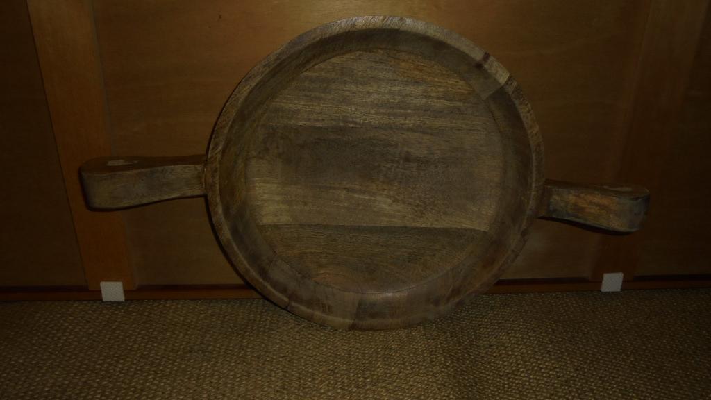 nieuw, ronde houten schaal, doorsnee 30-50cm, Huis en Inrichting, Schaal, Rond, Nieuw, Ophalen of Verzenden