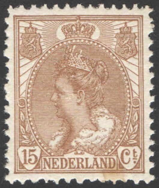 Nederland NVPH nr 64 postfris Koningin Wilhelmina 1899, Ophalen of Verzenden, T/m 1940, Postfris