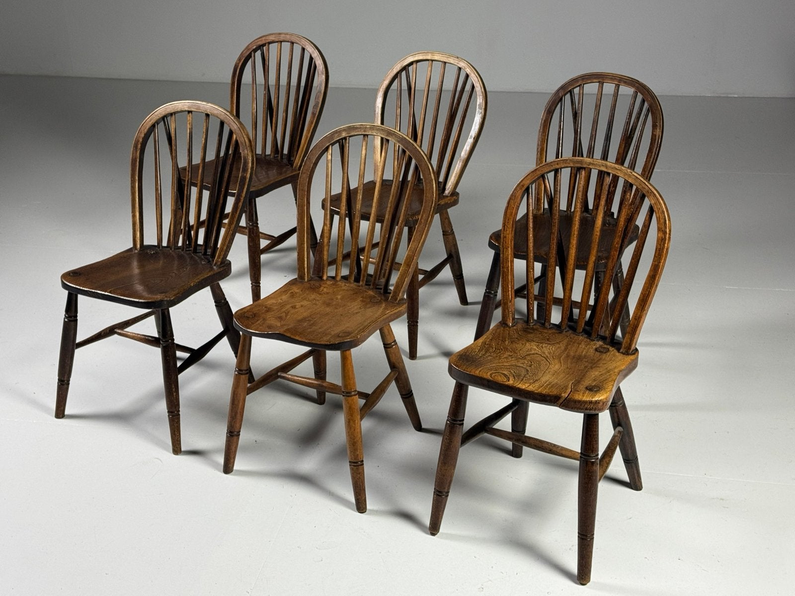 6x Windsor stoel Engels antiek, Ophalen