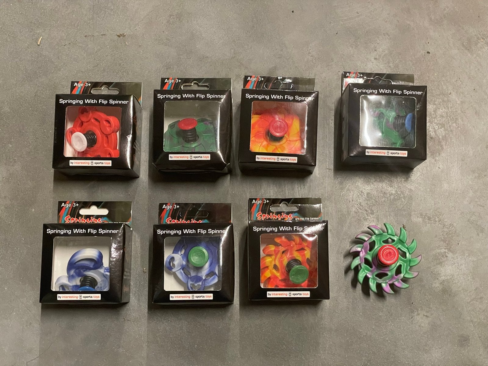 Springing Spinners in diverse kleuren (per 100 stuks), Ophalen of Verzenden, Nieuw, Jongen of Meisje