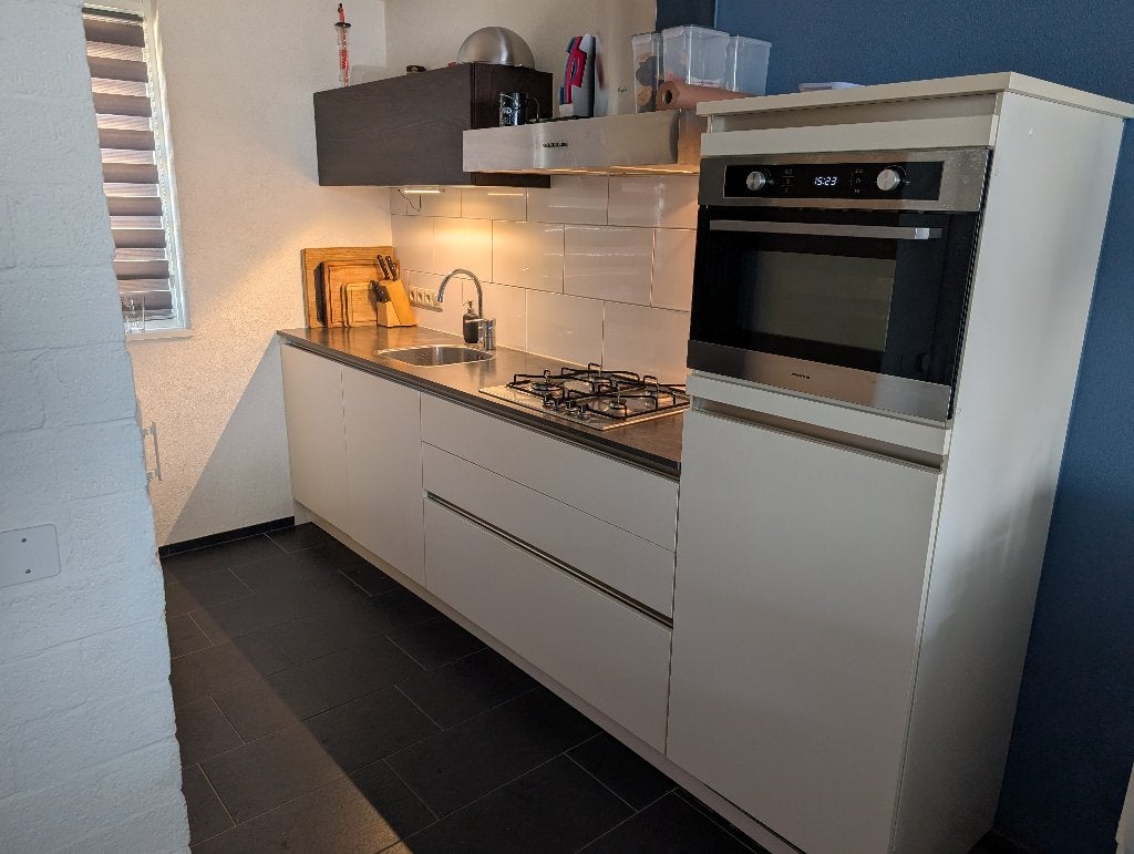 te koop complete keuken zelf demonteren, Ophalen, Gebruikt, Overige materialen, Wit
