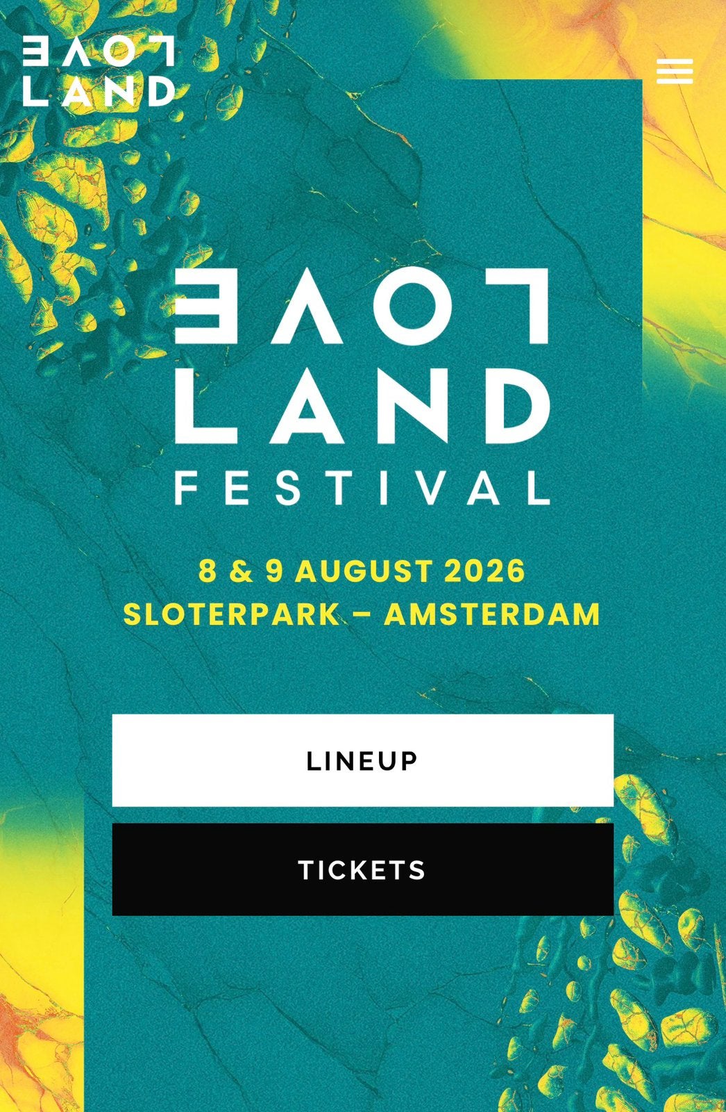 4 tickets loveland festival x Mahmut Orhan, Tickets en Kaartjes, Twee personen