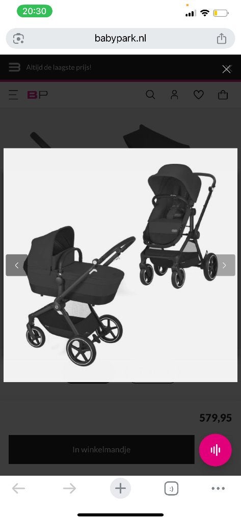 Cybex Eos lux, Ophalen, Overige merken