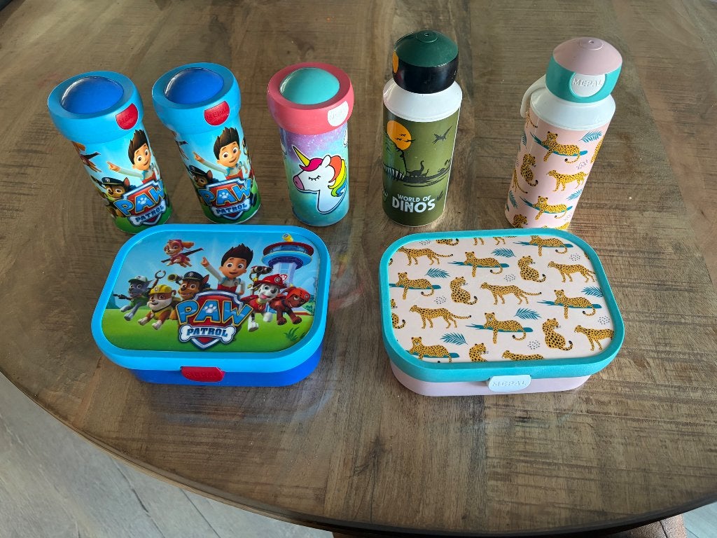 Mepal lunchboxen en drinkbekers, Diversen, Ophalen, Zo goed als nieuw