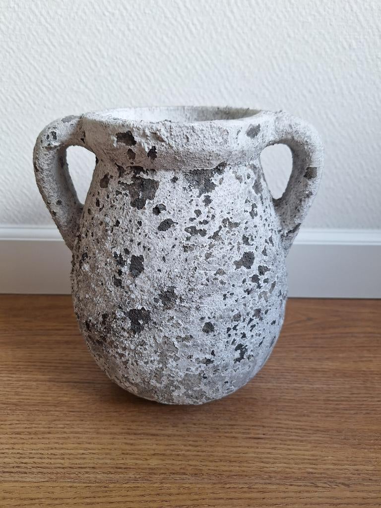 Landelijke Stenen kruik met twee oren, Ophalen of Verzenden