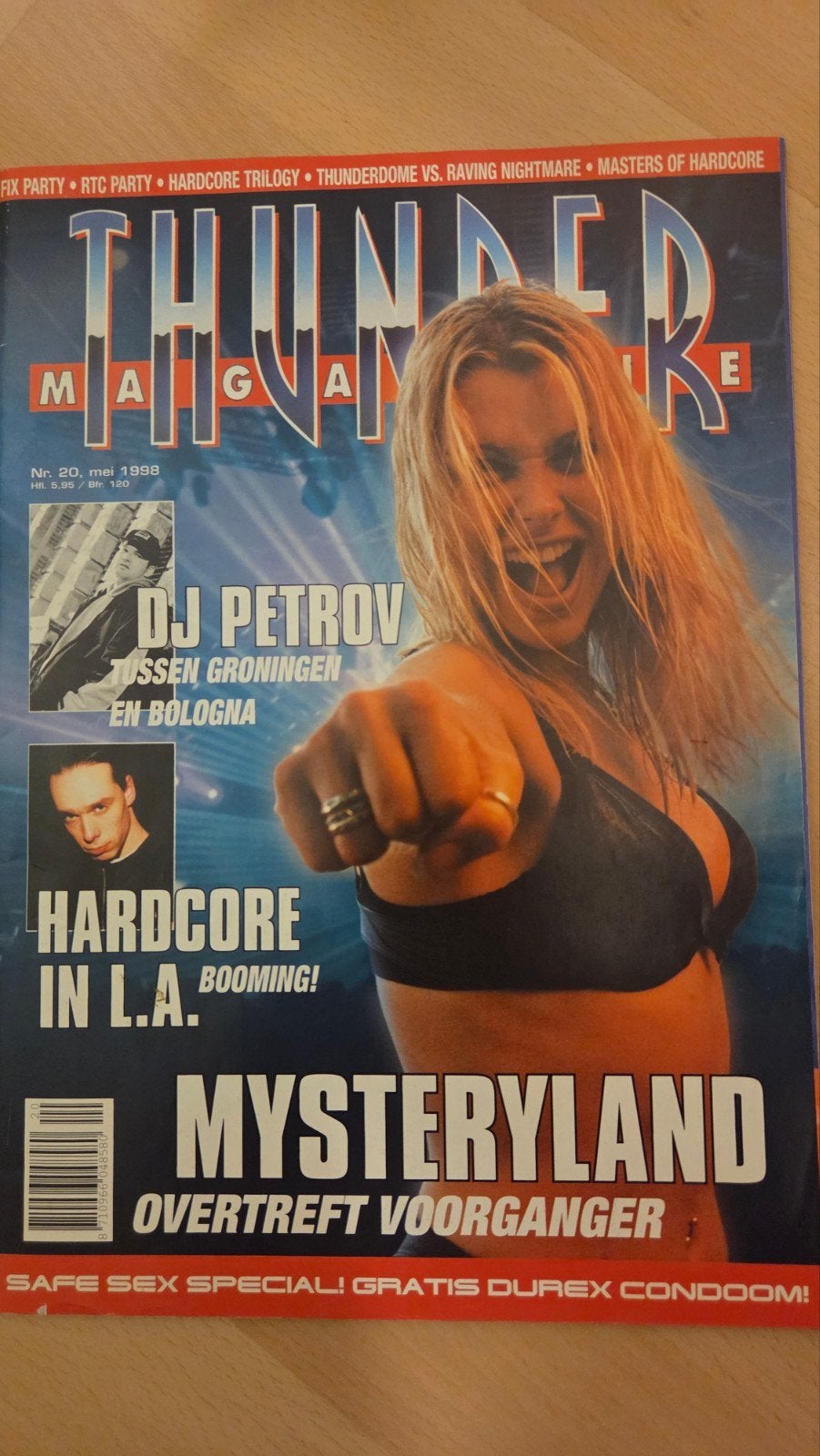 Thunder Magazine Nr. 20, mei 1998 - Mysteryland, Verzenden