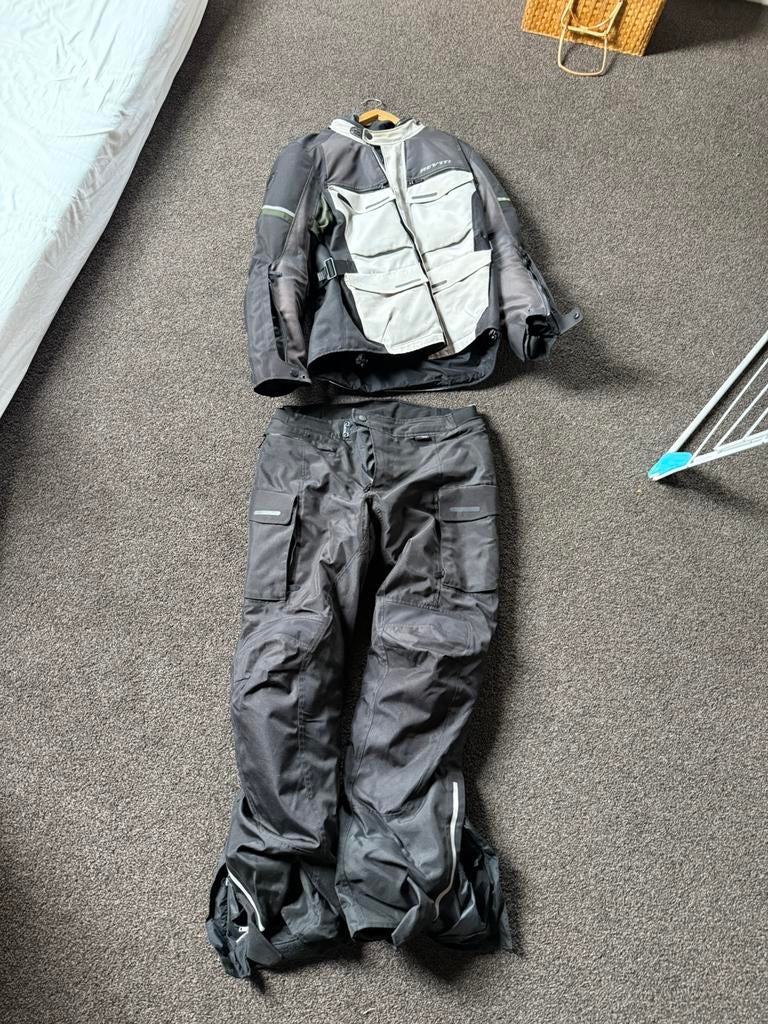 Motor kleding Rev it 3-delig maat L - nieuwprijs € 950, Ophalen, Tweedehands, Heren, Handschoenen