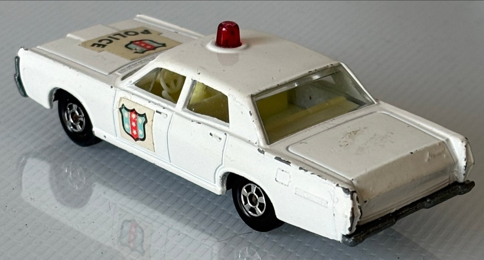 Matchbox 1:64 Mercury Politieauto - Gebruikt, Ophalen of Verzenden, Gebruikt, Auto