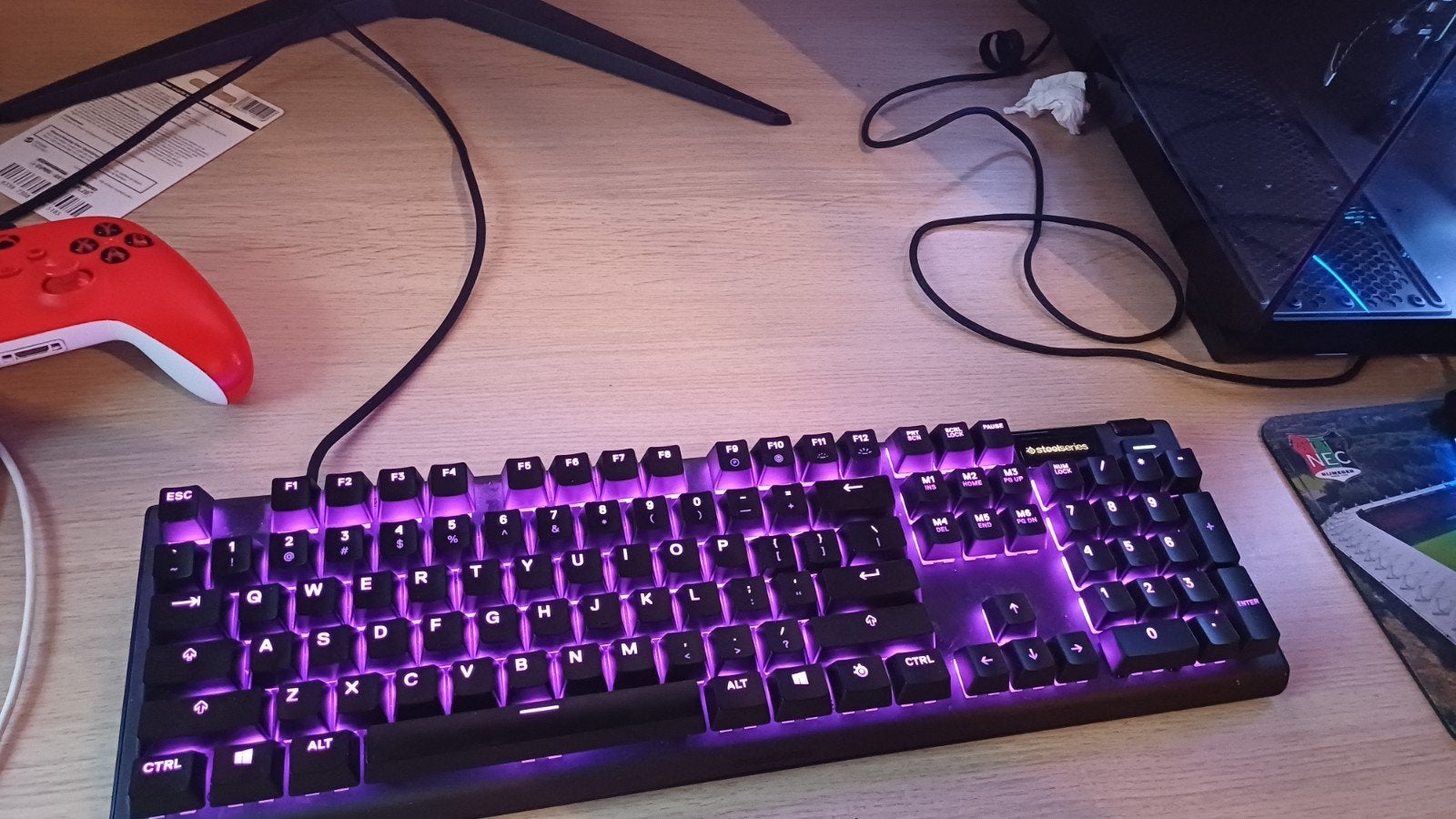 Keyboard Steelseries, Computers en Software, Ophalen, Gaming toetsenbord, Zo goed als nieuw, Steelseries