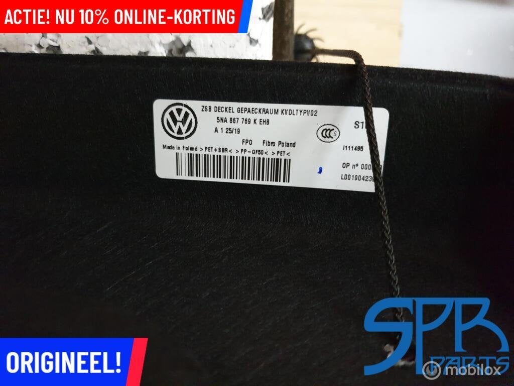 Hoedenplank Tiguan 5NA AD1 2016 - 2024 5NA867769K HOEDEPLANK, Gebruikt, Volkswagen, Ophalen of Verzenden, Volkswagen