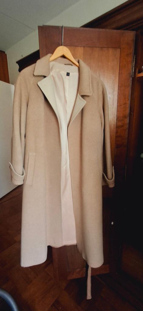 Vintage cashmere jas mt 38, Ophalen of Verzenden, Zo goed als nieuw, Maat 38/40 (M)