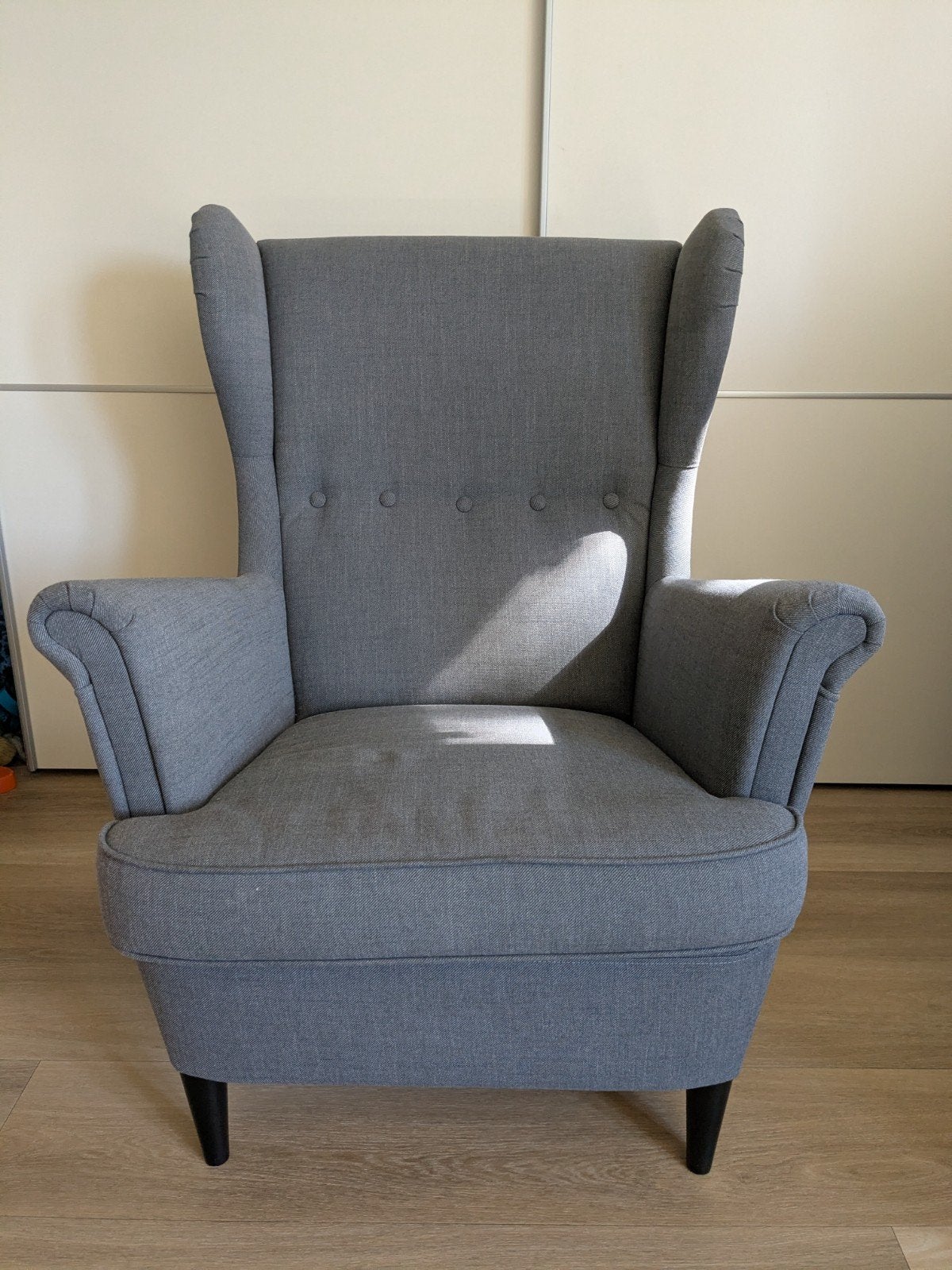 IKEA STRANDMON Fauteuil, Ophalen, 75 tot 100 cm, Zo goed als nieuw, 75 tot 100 cm