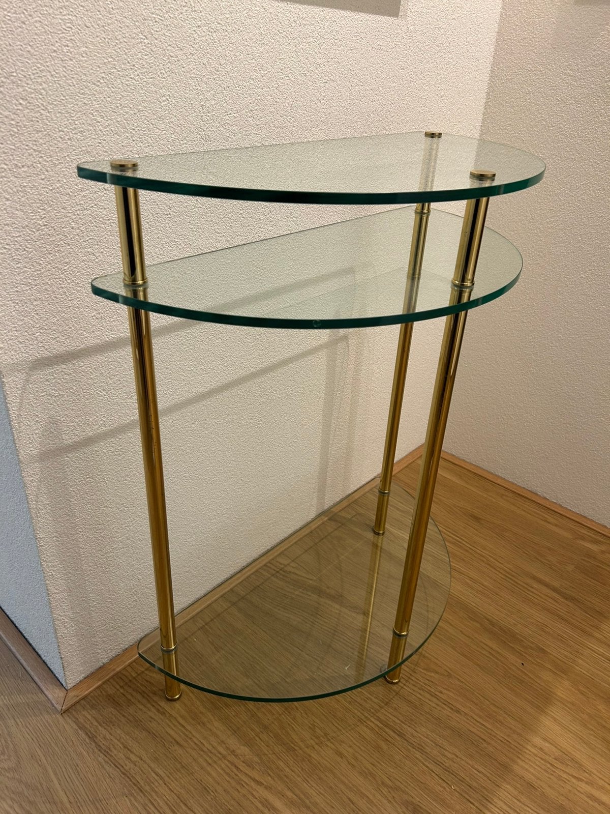 Glazen sidetable - moet voor eind augustus weg!, Ophalen, 50 tot 100 cm, 25 tot 50 cm, Glas