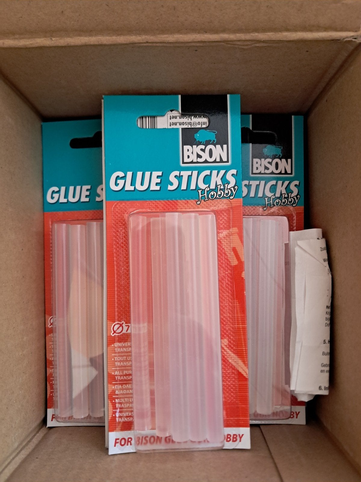 Bison gleu sticks 7 mm. 10 x 12 stuks, Ophalen, Nieuw