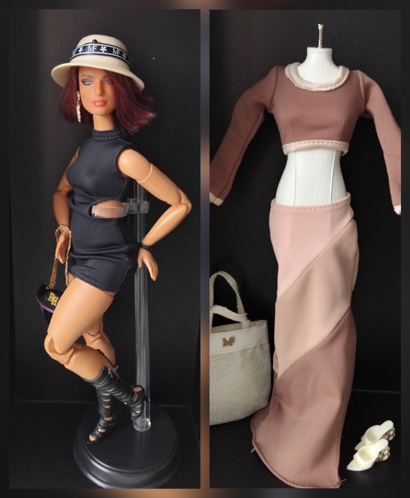 Barbie You Create Basics Nichelle head sculp, Ophalen of Verzenden, Nieuw, Pop