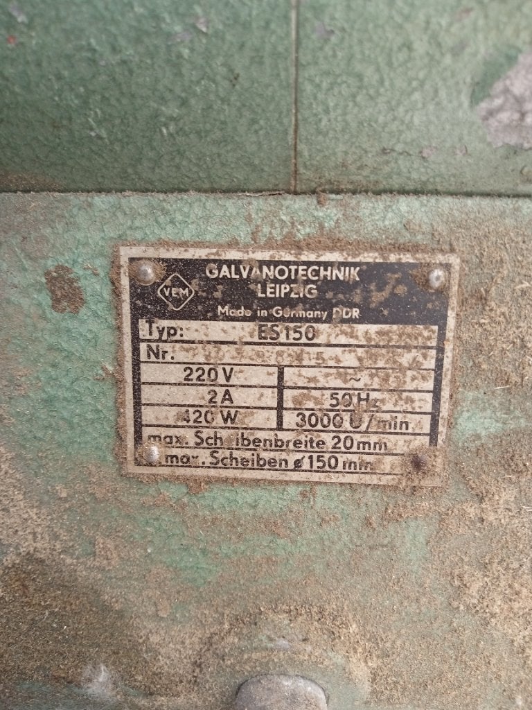 Slijpmachine, Ophalen, Gebruikt, Minder dan 700 watt, Werkbankslijpmachine