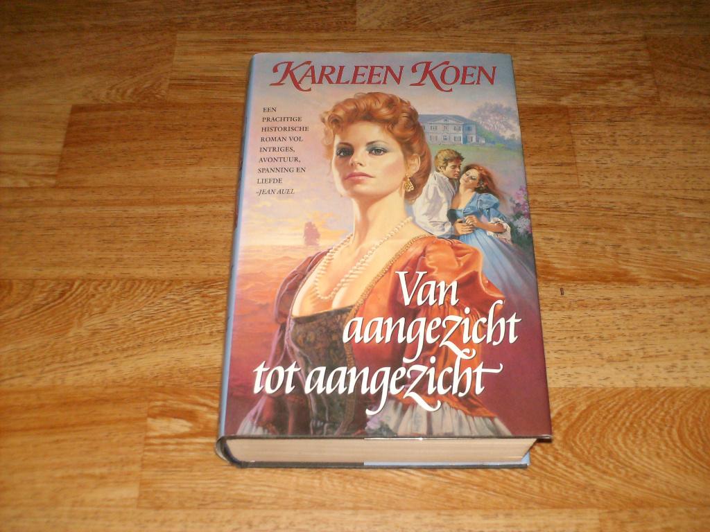 van aangezicht tot aangezicht z.g.a.n, Ophalen of Verzenden, Gelezen, Karleen koen