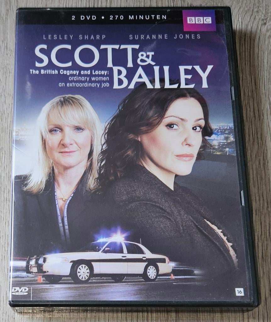 Scott & Bailey - Seizoen 1 (2.DVD) - Britse misdaadserie, Vanaf 16 jaar, Ophalen of Verzenden, Zo goed als nieuw, Drama