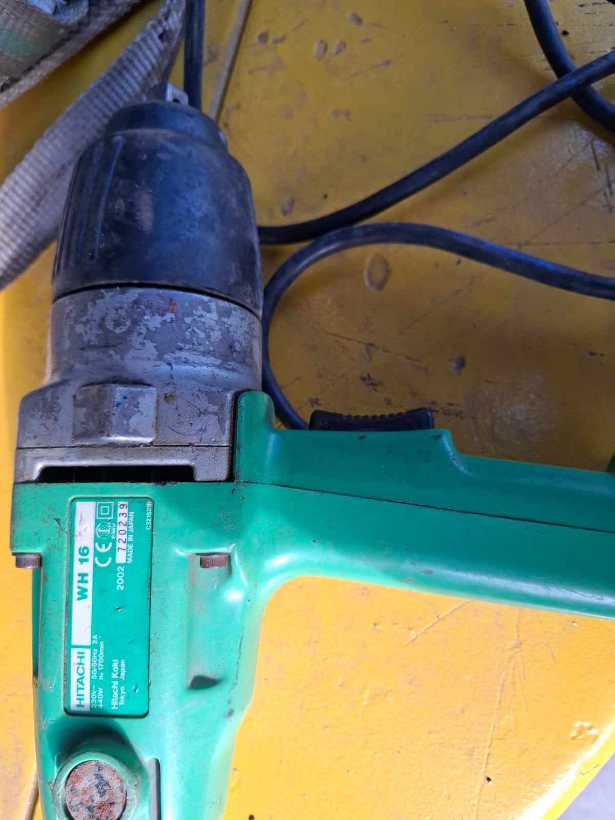 Hitachi WH 16 Slagmoersleutel - Gebruikt, Ophalen of Verzenden, Gebruikt, 400 tot 600 watt, Overige typen