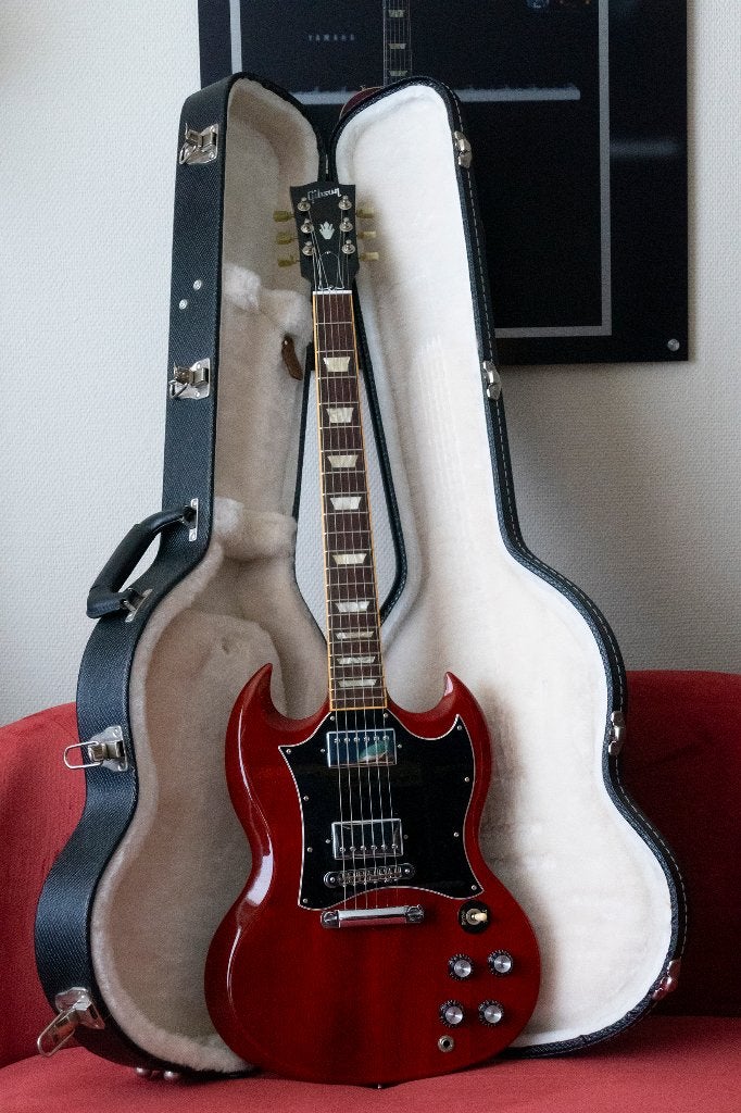 Gibson USA SG Standard Cherry 2009, Muziek en Instrumenten, Snaarinstrumenten | Gitaren | Elektrisch, Ophalen, Zo goed als nieuw