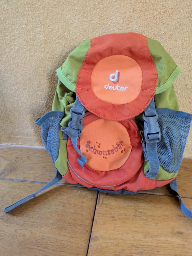 Stoer Peuter/kleuter rugzakje  merk deuter, Ophalen of Verzenden, Gebruikt