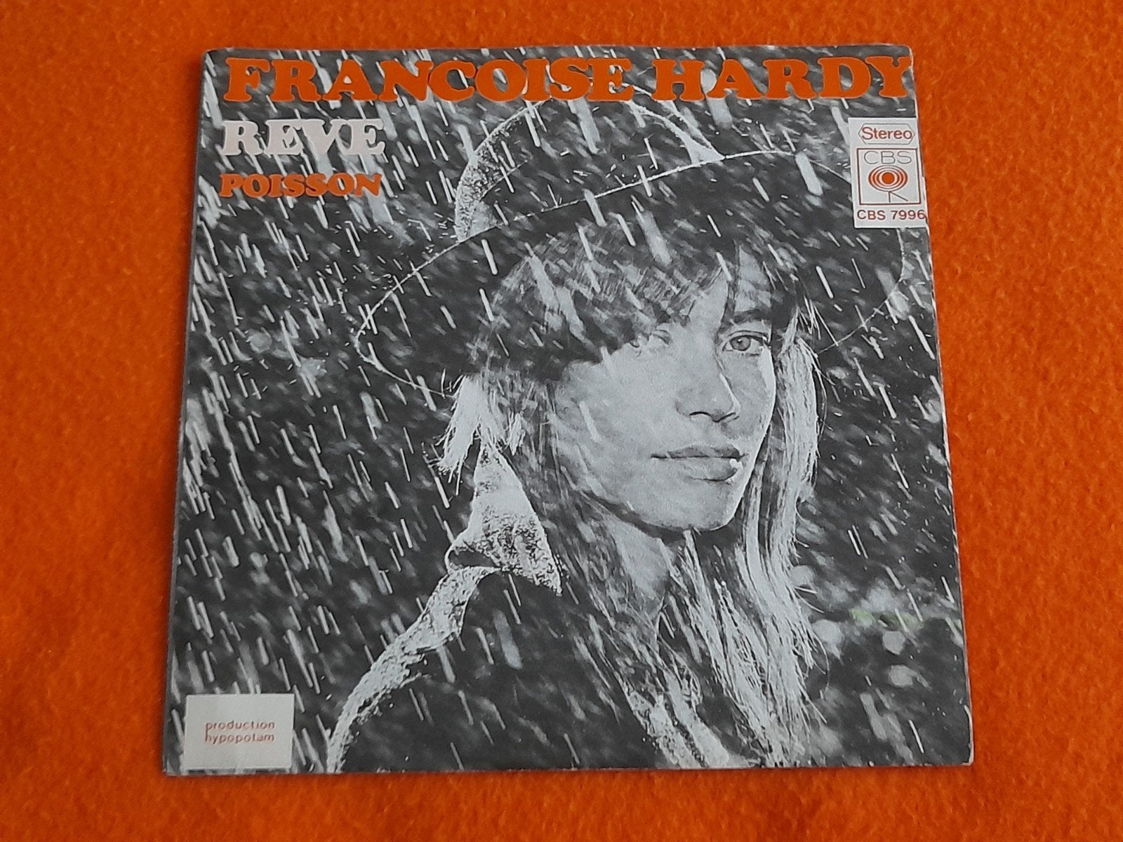 Françoise Hardy - Poisson/Rêve (1972), Gebruikt, 7 inch, Ophalen of Verzenden, Pop
