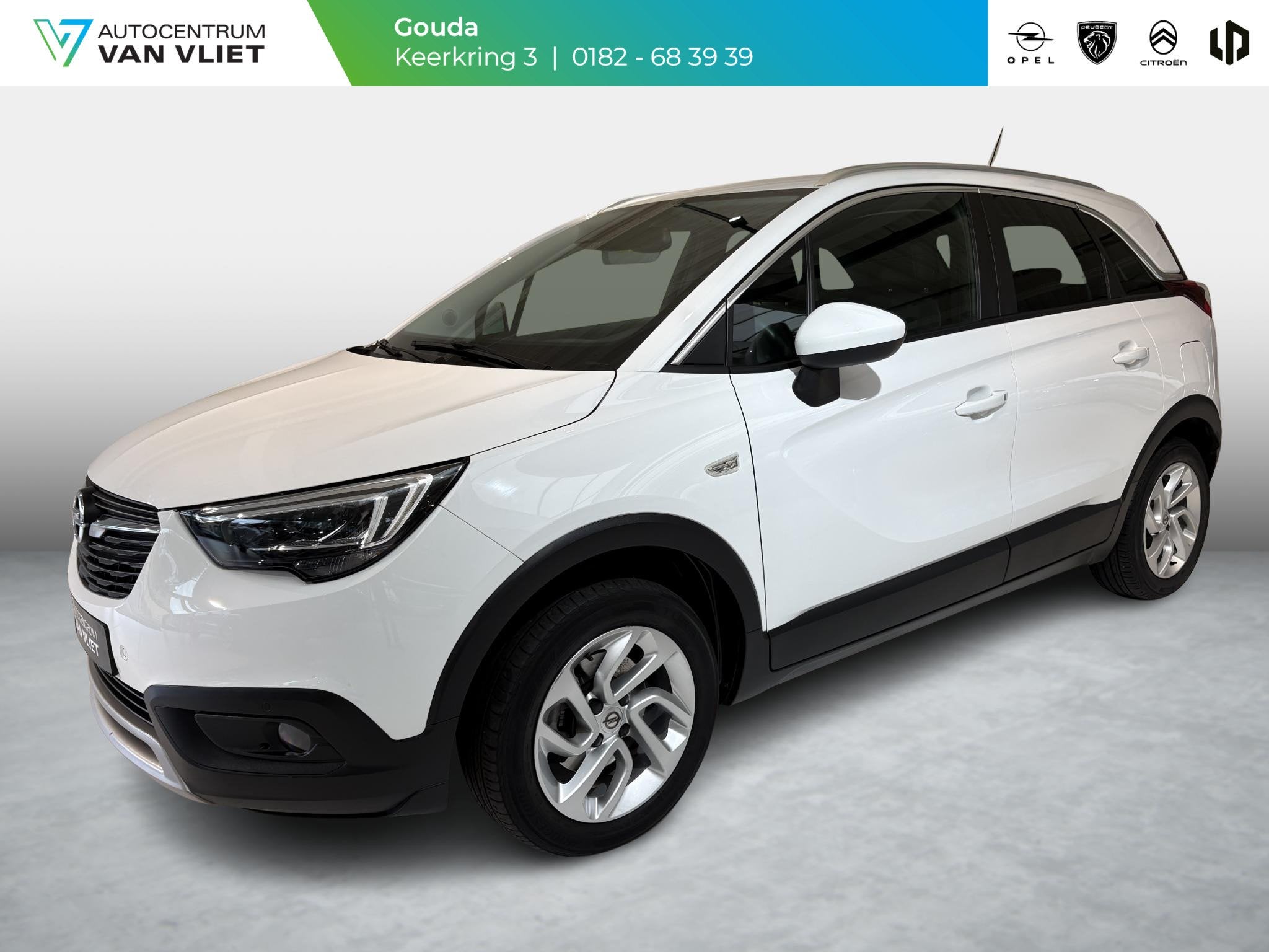 Opel Crossland X 1.2 Turbo Innovation | Apple CarPlay / Andr, Auto's, 12 maanden, Gebruikt, 1199 cc, Wit