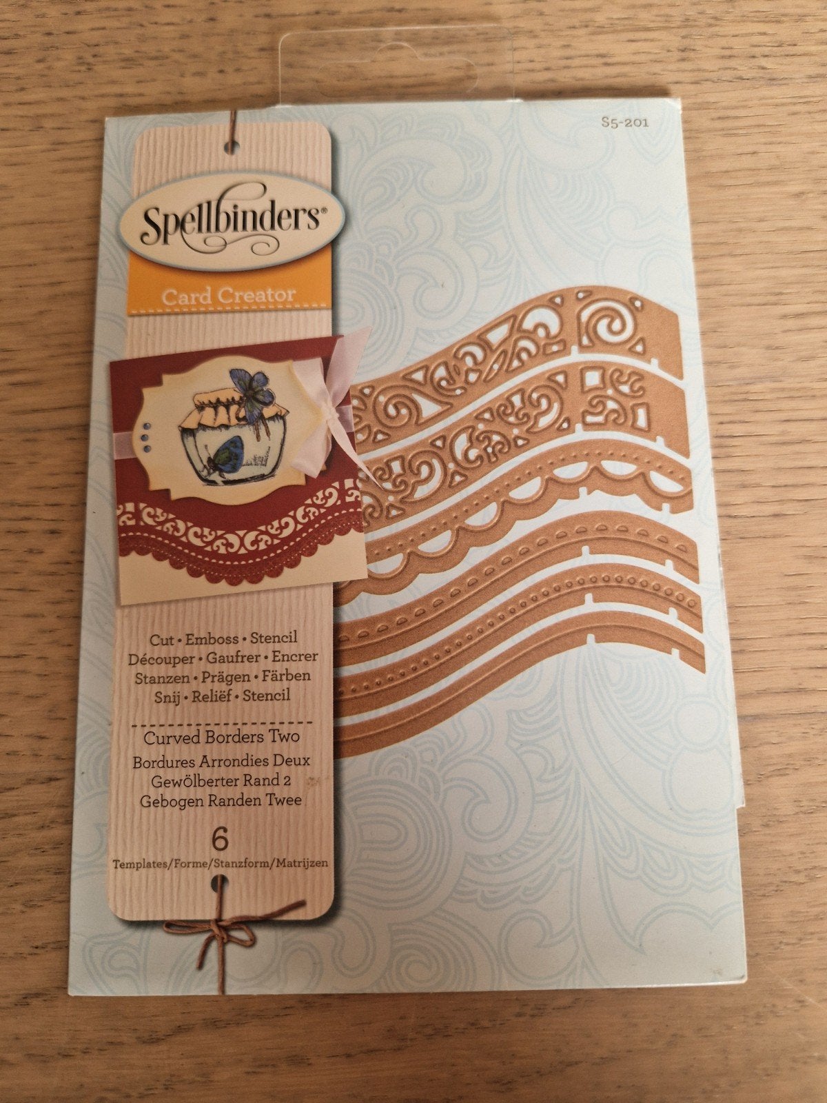 Spellbinders Card Creator Gebogen Randen Twee Stansset, Ophalen of Verzenden