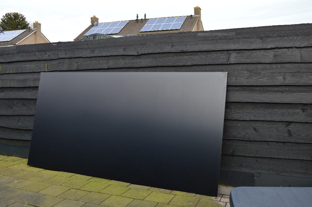 4x trespa plaat zwart en 2x antraciet, Ophalen, Zo goed als nieuw, Overige materialen, Minder dan 20 mm