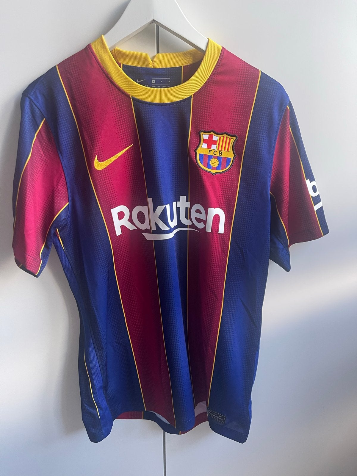 FC Barcelona Thuisshirt Messi 2020-2021 Maat M, Maat M, Verzenden, Zo goed als nieuw, Shirt